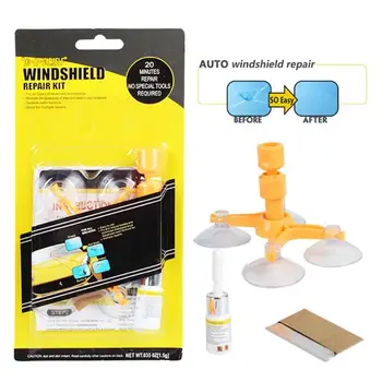 

VODOOL Car Windshield Repair Kit Windscreen Windows Glass Scratch Crack Restore Repair Tool Window Screen Polishing Car-Styling