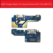 Микрофон и USB Зарядное устройство Док-плата для Asus Zenfone MAX Plus ZB570TL USB разъем для зарядки Нижняя плата гибкий кабель