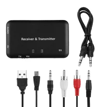 Мини 2 в 1 Беспроводной Bluetooth приемник передатчик стерео Музыка адаптер Hi-Fi 3,5 мм аудио для ТВ MP3 ПК
