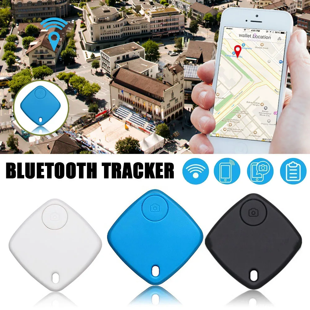 Two Way Alarm font b Key b font Finder Bluetooth Tracker Keyfinder GPS Kids Bag font