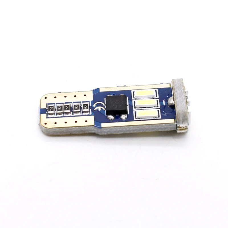 LED лампа Tak Wai Lee 2X 9SMD T10 7014 без ошибок CAN шина габаритная автомобильная для чтения W5W