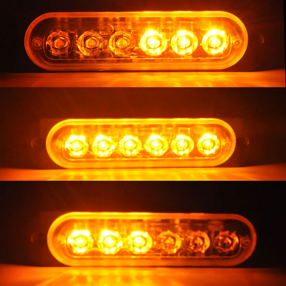6 led strobe warning light  (5)