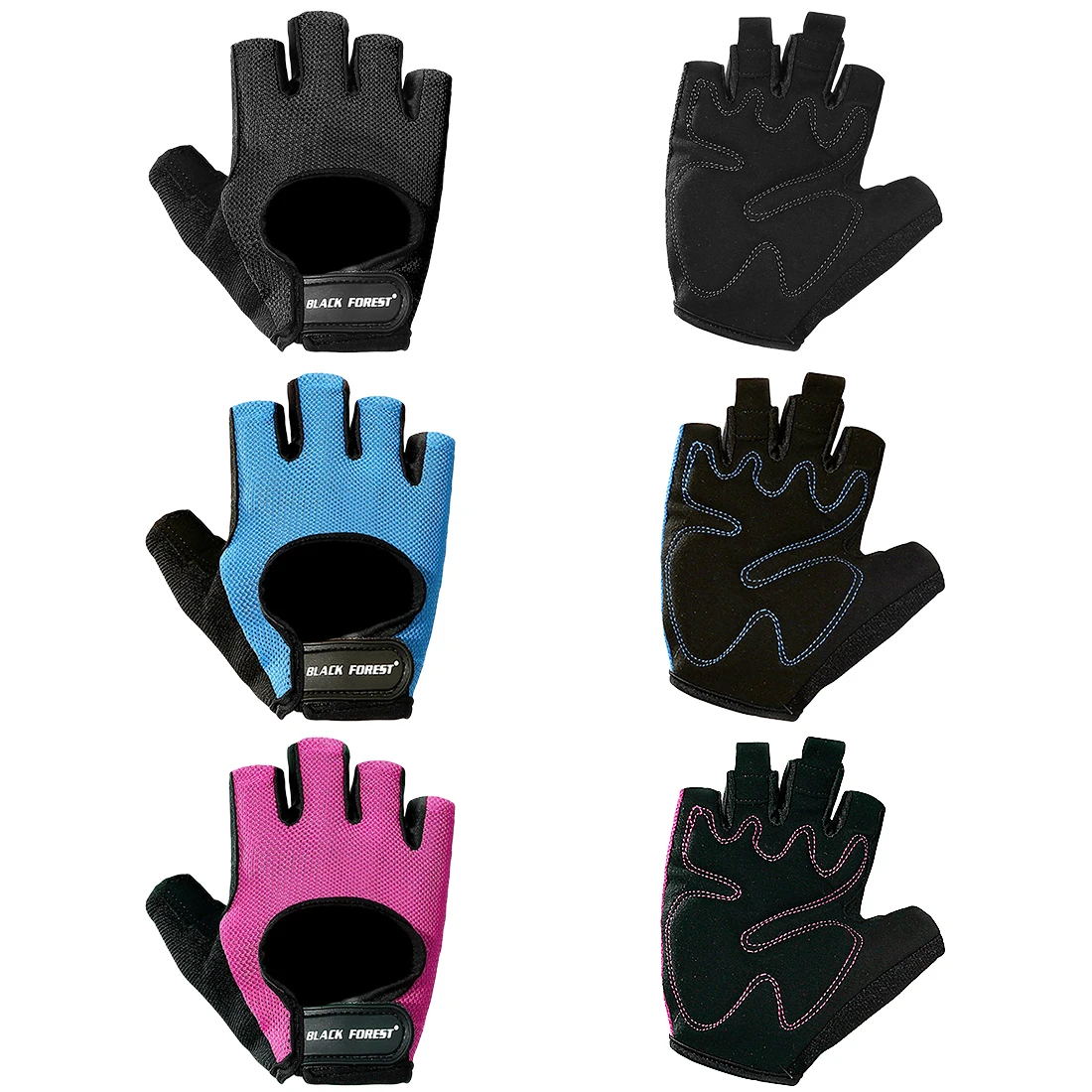 2018 S-XL Gym Gloves Body Building Training Sport Fitness Gloves Heavyweight Sports Exercise Weight Lifting Gloves
