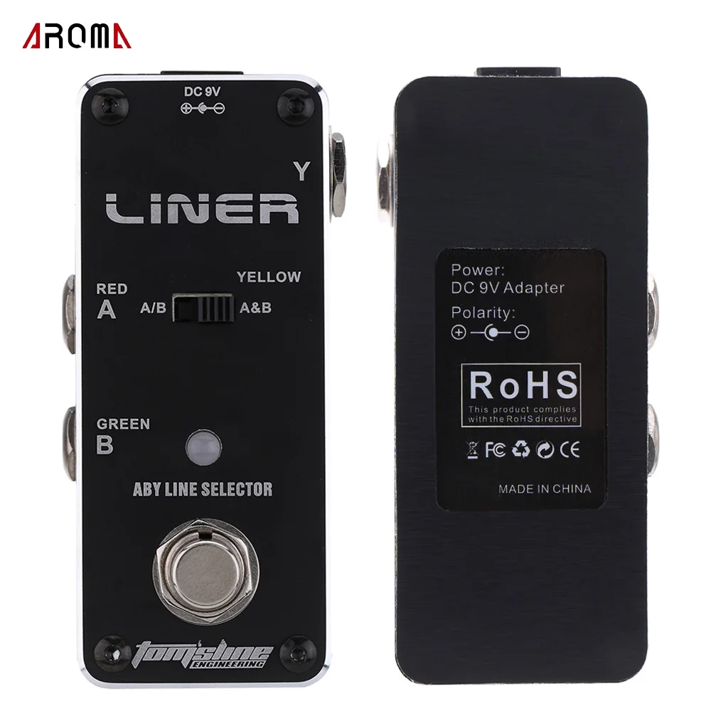 AROMA ALR 3 Liner Aby Line селектор Мини педаль эффектов для электрогитары Tomsline|Детали и