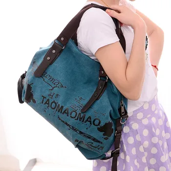 

Women Bag Fashion Large-Capacity Retro Handbag Stundent Messenger schoudertas dames torebka damska shopper torebki damskie