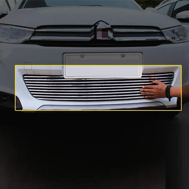 

Grille Air conditioner automobile decorative car styling modification protecter sticker strip 15 FOR Citroen C3-XR