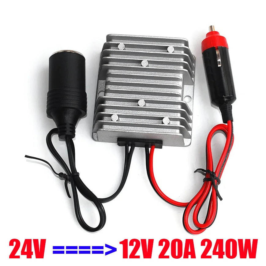 dc 24v to 12v 20A 240W voltage step down power transformer converter
