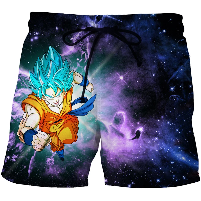 Cloudstyle S 5XL saiyan 3d принт шорты голубой цвет пара купальник boardкороткие мужские