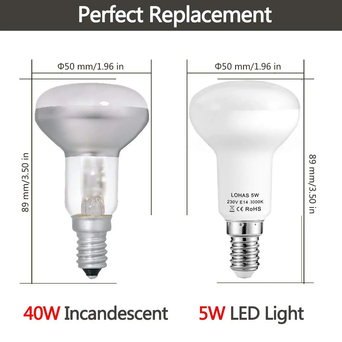 Led Bulbs E14 Light R50 | Bulb E14 Cold White | Led Reflector Lamps - E14 Aliexpress