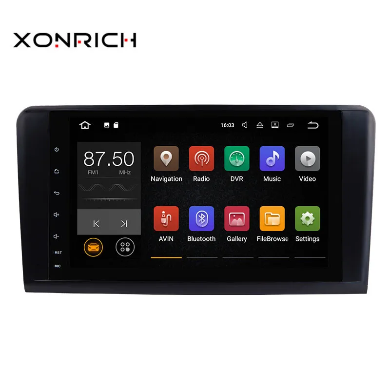 

Xonrich 2 din Android 8.1 Car NO DVD Multimedia Player for Mercedes Benz ML W164 ML300 GL X164 GL320 350 420 450 500 GPS Radio