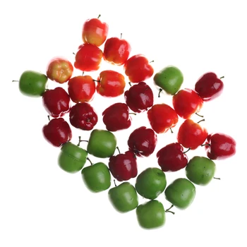 

10Pcs/Set Plastic Artificial Fake Fruit Apple Chili Vegetables House Kitchen Decor Miniturate Play House Toy Kitchen Toy