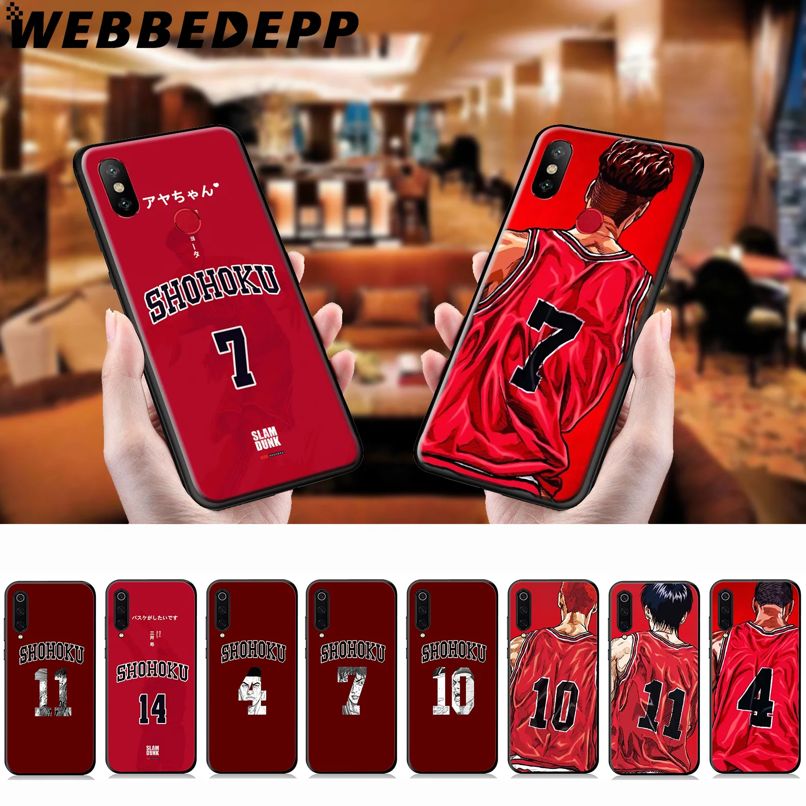 Мягкий чехол WEBBEDEPP для Xiaomi Mi 9T 9 8 SE 6 A1 A2 A3 Lite MiA1 MiA2 MiA3 F1 MAX 3 Mi8 CC9E CC9 аниме Япония |