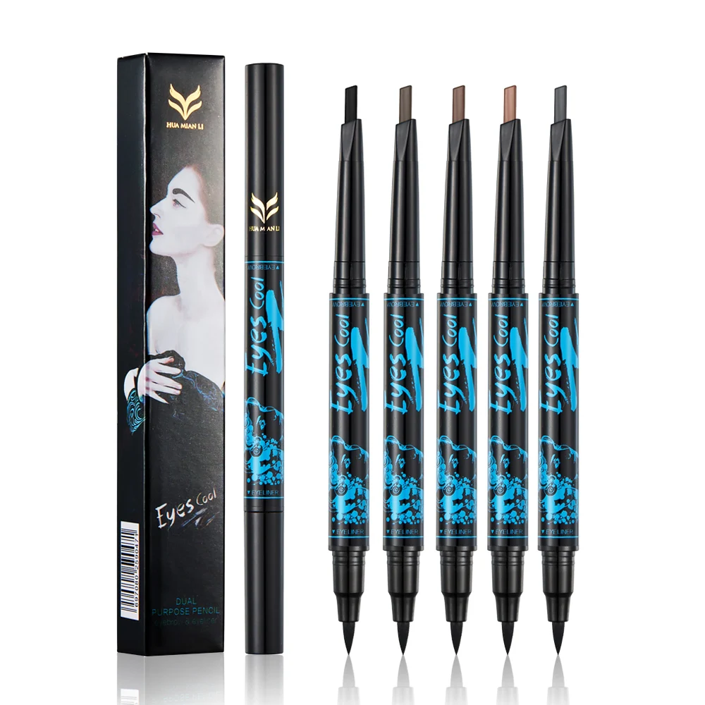Huamianli 5 цветов make up карандаш Карандаш для глаз Водонепроницаемый бровей Красота Pen