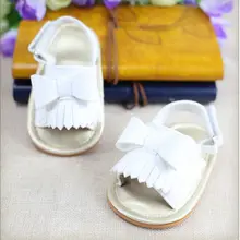 Летняя обувь для новорожденных девочек; Летние резиновые забавные сандалии с бантом; повседневная детская обувь для маленьких девочек