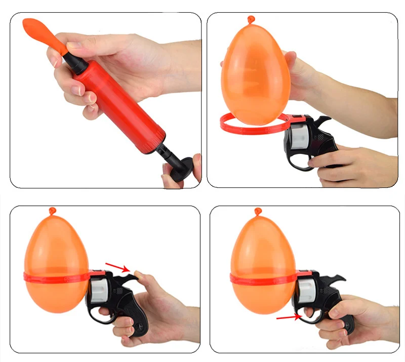 [] русская рулетка модель пистолет с воздушным шаром счастливая рулетка игра Захватывающая семейная настольная игра родитель-ребенок Интерактивная игрушка детский подарок