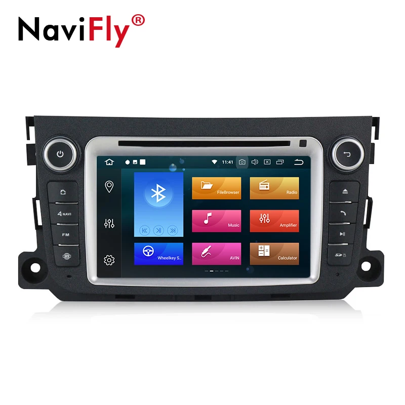 Flash Deal 2 din PX5 Android 8.0 car radio dvd multimedia gps navigation for Mercedes/Benz Smart Fortwo 2011 2012 2013 2014 4GB+32GB WIFI 2