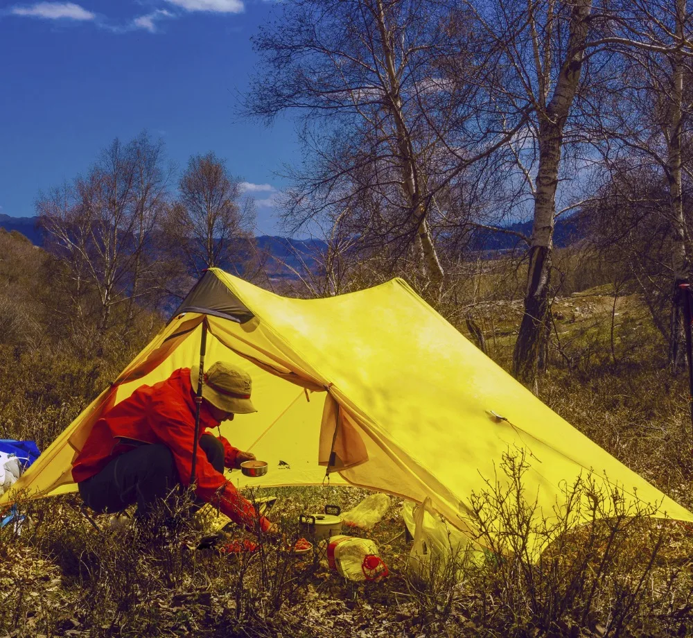 3F UL Gear 1 человек 2 человека палатка для кемпинга двухслойная без шеста
