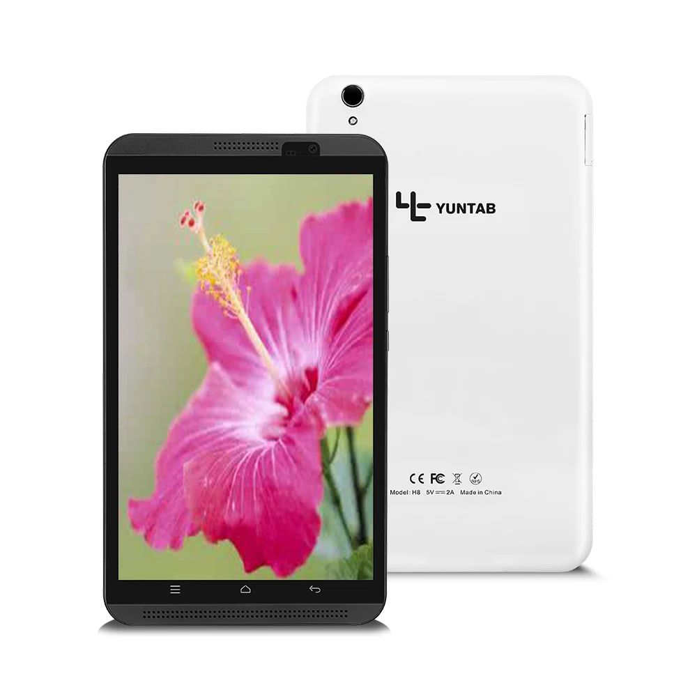  Yuntab 4G phablet 8 inch H8 Tablet PC Android 6.0 Smartphone Quad-Core with dual camera support dua