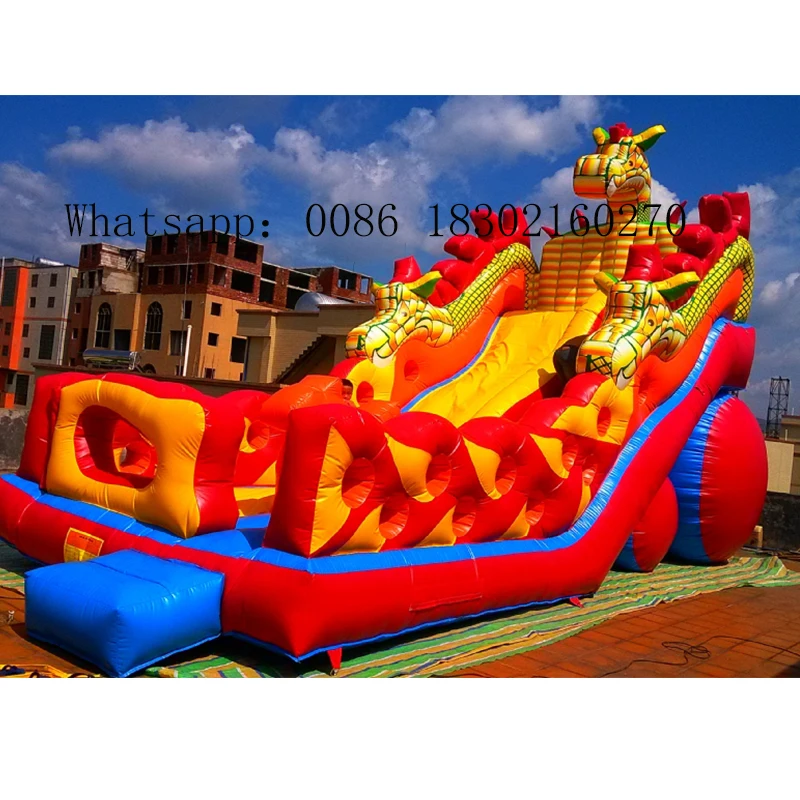 

PVC Commercial inflatable slides bouncer with inflatable slide for kids slide