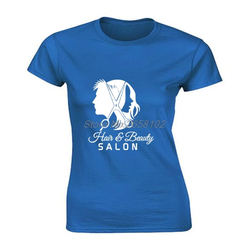 

Unisex Hair Salon Hairdresser T-shirt Summer Women Cotton Short Sleeve T Shirt Hip Hop Tees Tops Harajuku Streetwear Fitness