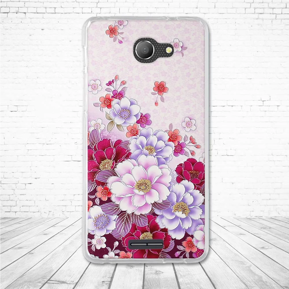 Роскошный 3D рельефный чехол для Alcatel Flash Plus 2 мягкий силиконовый alcatel flash plus2 5 дюйма