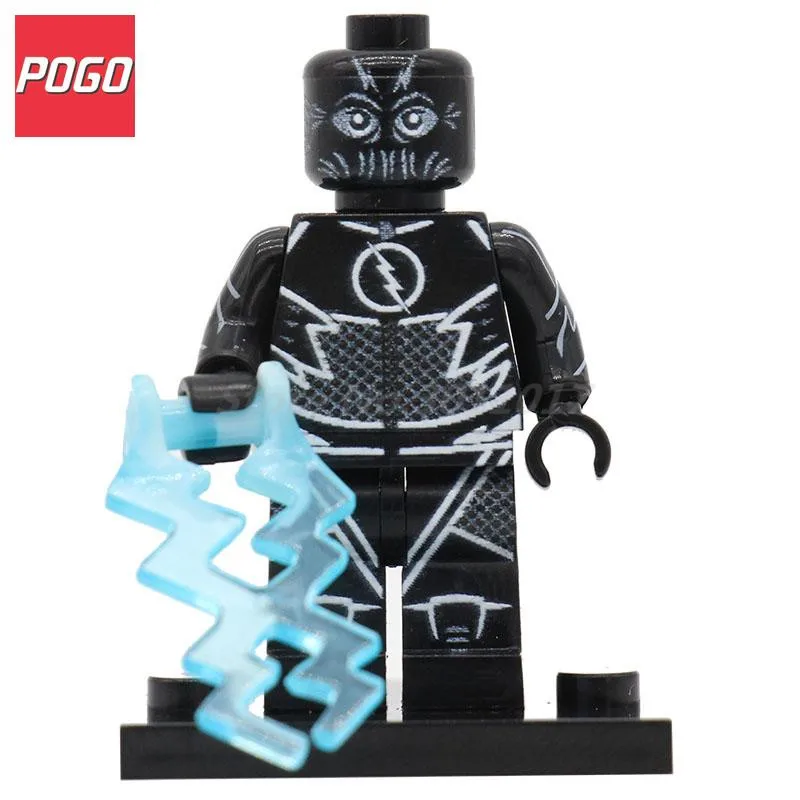 POGO Black Flash Action Figure Superhero DIY Model Lepin Building Brick Sets Single Sale 2017 Educational