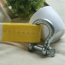 LULU кандалы 3/4 2 упак. d-образными кольцами Сережка Прочный Heavy Duty Буксировка D-кольца для вырвать ремень и грузовик восстановления и буксировочный ремень