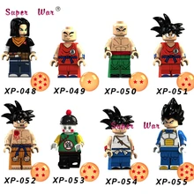 Один строительный конструктор Dragon Ball Z Violett Krillin Tien Shinhan Goku Chiaotzu Vegeta Коллекция игрушек для детей