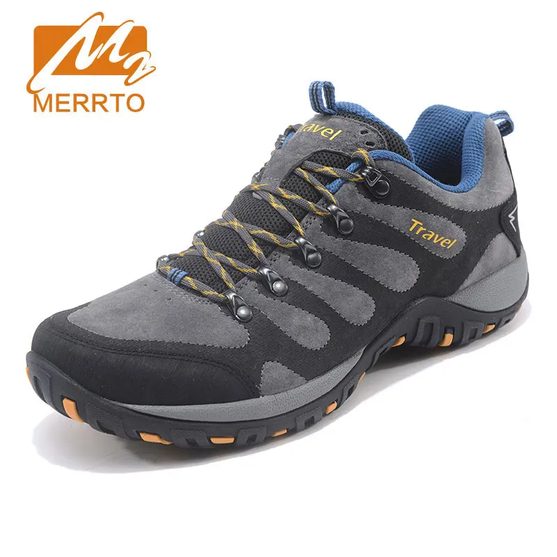 

MERRTO Hiking Shoes Men's Outdoor Sports Shoes Non slip Wear resistant Hiking Boots Breathable Cushioning Rock Climbing Shoes