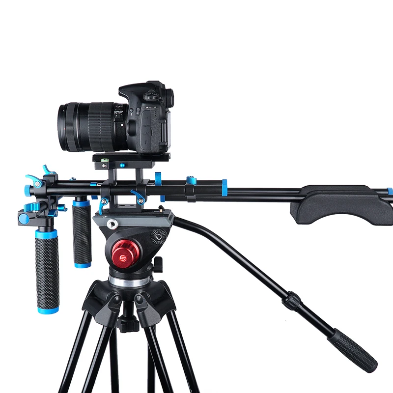 Dslr Rig Shoulder Video Camera Stabilizer Support Cage/matte Box/follow