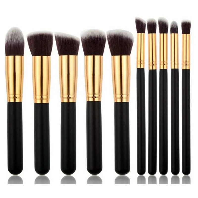 

10pcs/set Makeup Brushes Set For Cosmetic Foundation Powder Eyeshadow Concealer Lip Eye Make Up Brush Beauty Tool Accessories