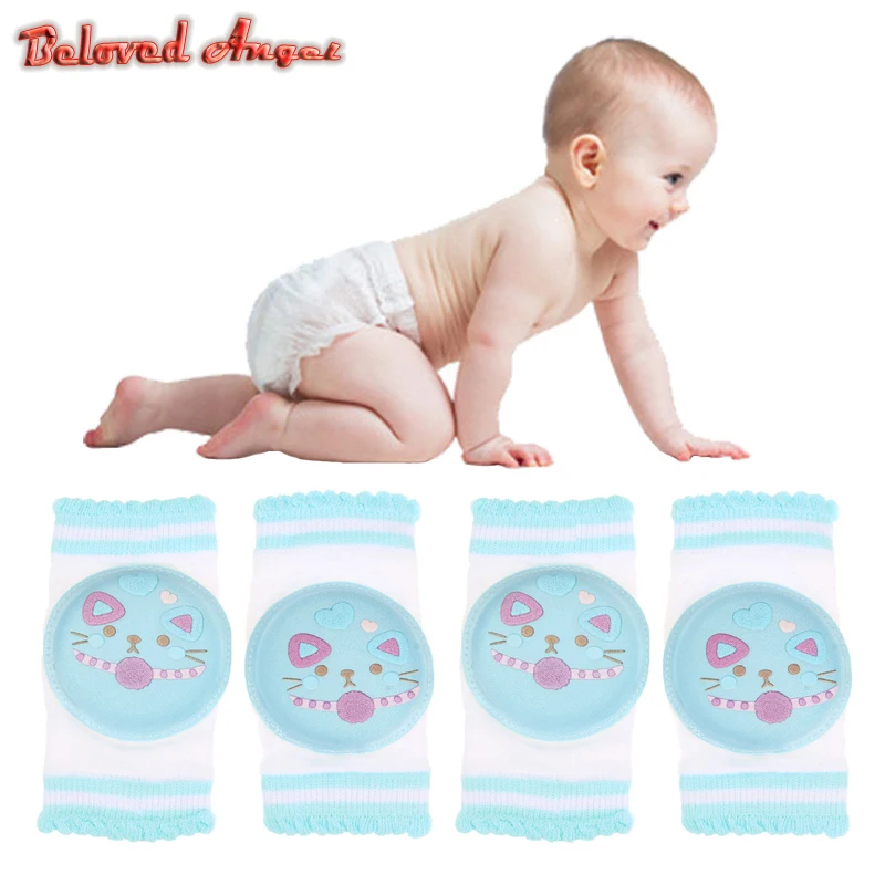 1 Pair Infant Toddler Knee Pads Anti Slip Crawling Safety Harnesses Leashes Anti Slip Crawling Accessory Baby Knees Protector