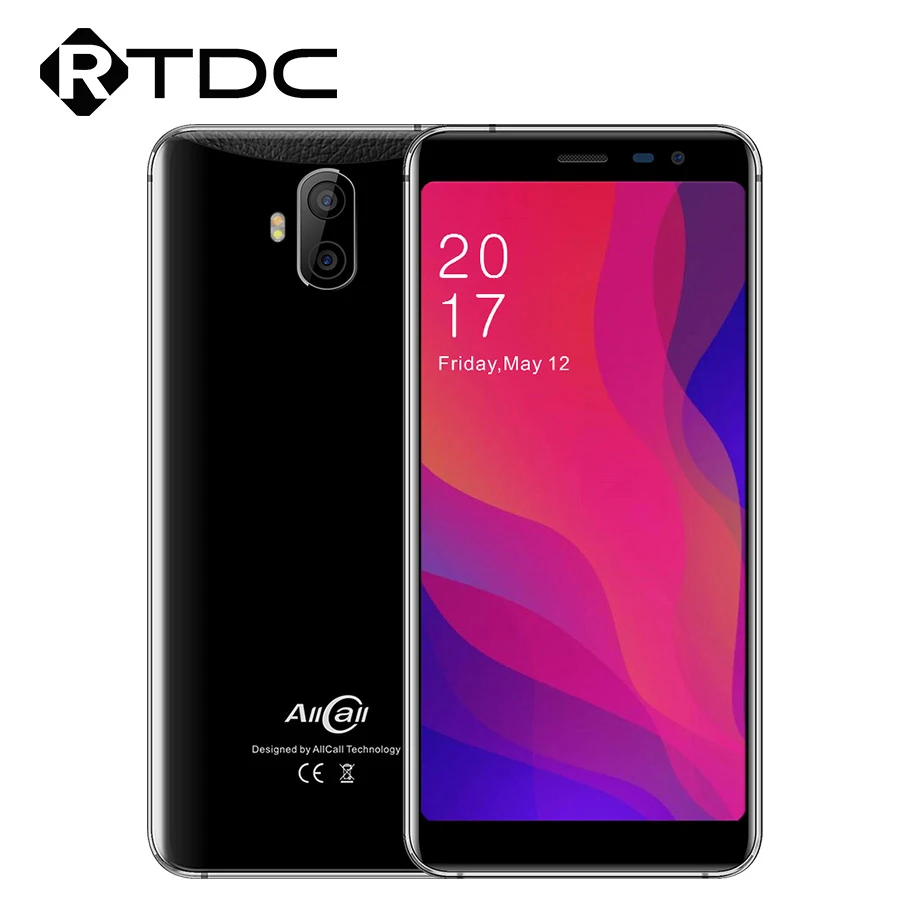 

AllCall Rio X 5.5" 18:9 Mobile Phone 1GB RAM 8GB ROM Android 8.1 MTK6580M Quad Core Dual Cameras 13MP+5MP 2850mAh 3G Smartphone