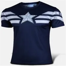 Free shipping 2016 t font b shirt b font Superman Batman spider man captain America Hulk