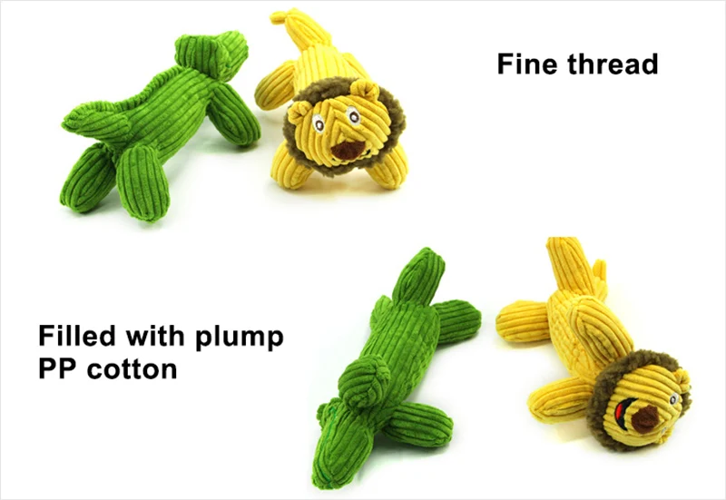 PP cotton filled dog toys - 