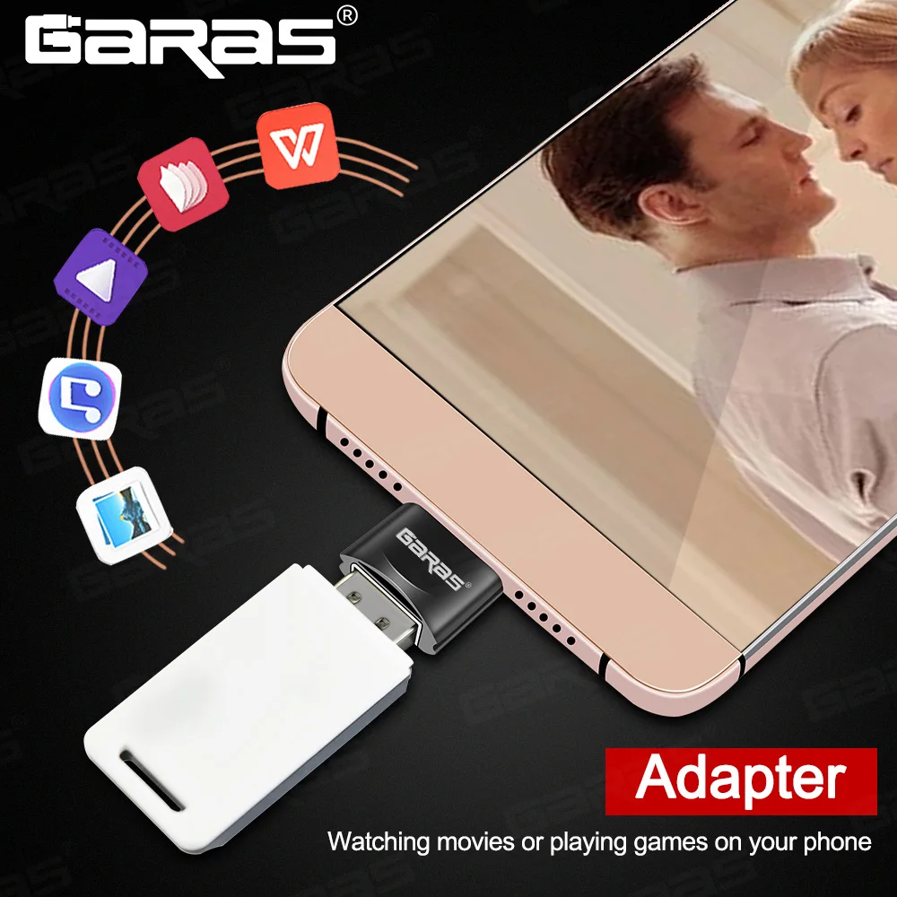 GARAS Micro USB OTG/Micro USB на USB накопитель микро конвертер адаптер для samsung/Xiaomi Micro USB адаптер для Android мобильного телефона