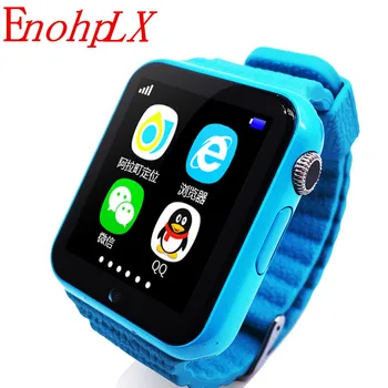 EnohpLX 1.54 inch Kids Children Smart Watch Phone GPS Voice Call GPS Tracker Life Waterproof Baby Children Safe Smart Wristwatch