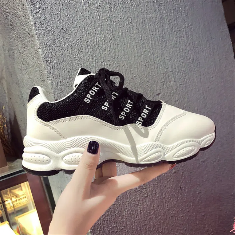 2019 Spring New Running Shoes Female Students Outdoor Sports Shoes Small White Shoes High Quality Women's Sneakers