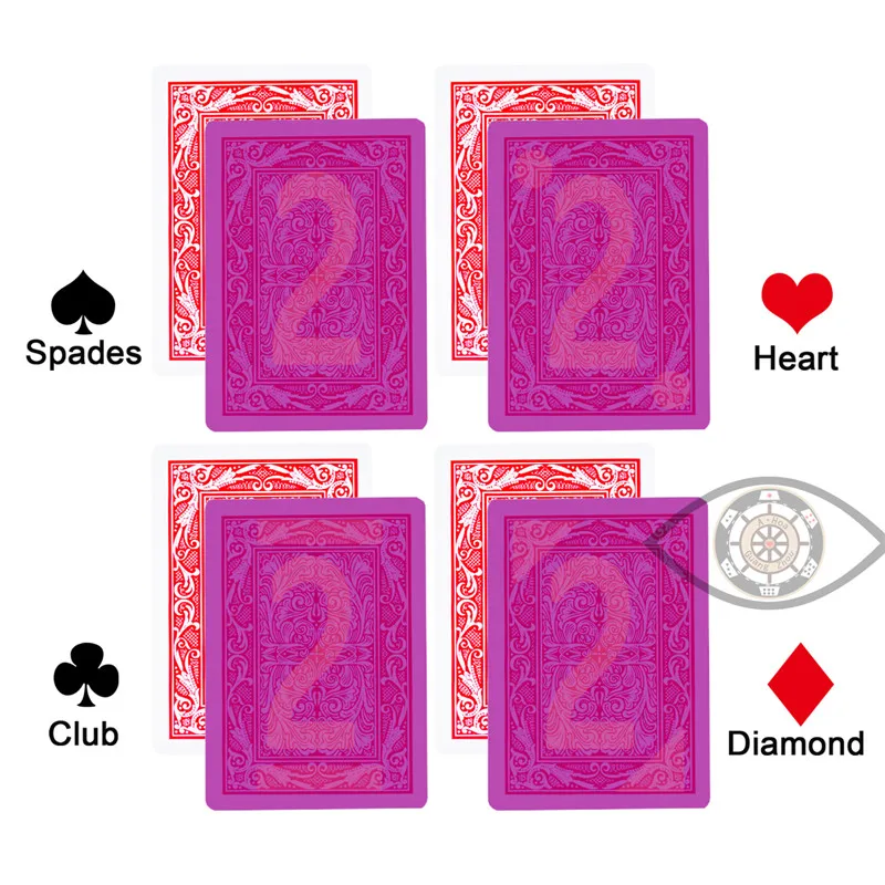 

marked cards, magic Marked Playing Cards,Infrared ink marked MAVERICK cheat poker for perspective contact lenses