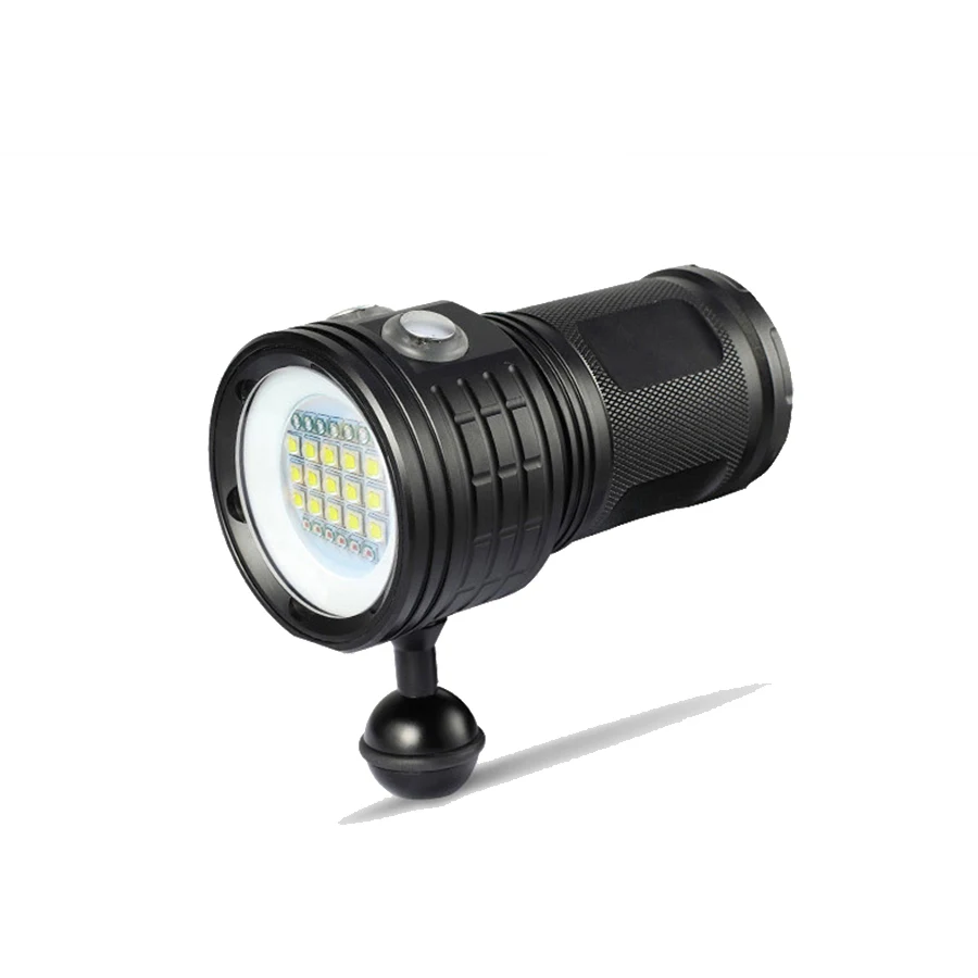  LED Waterproof Diving Flashlight Light XHP70 / 90 XM-L2 Photography Underwater Video Camera Tactica - 32870281386