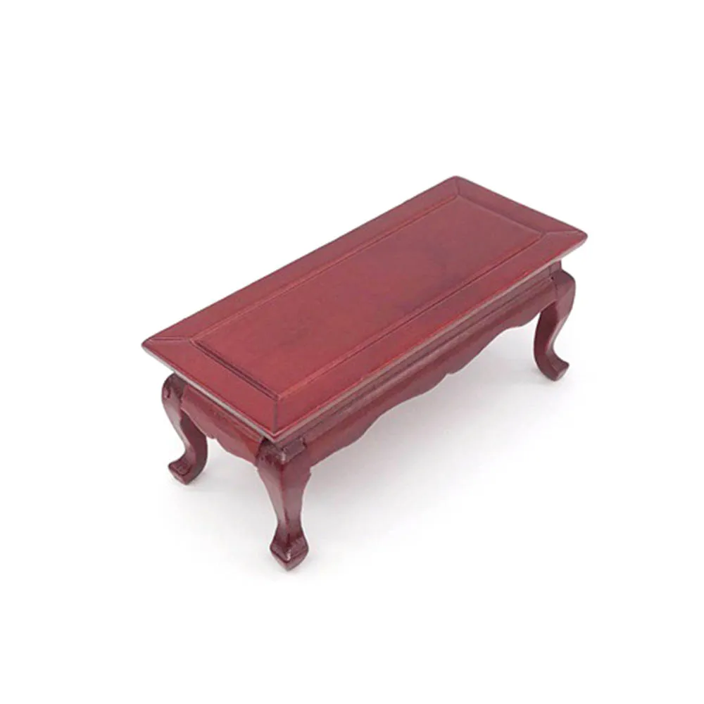 1/12 Dollhouse Miniature Accessories Mini Wooden End table Simulation Furniture Tea Table Toys for Doll House Decoration