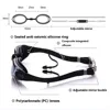 Swimming Goggles with Earplug Anti Fog Triathlon Swim Goggles UV Protection Swim Equipment 2