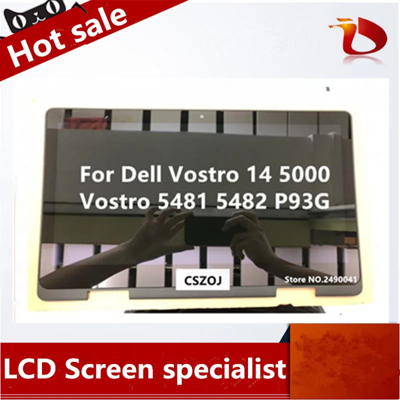 Оригинальный Для Dell Vostro 14 5000 5481 5482 P93G в сборе сенсорный экран дигитайзер
