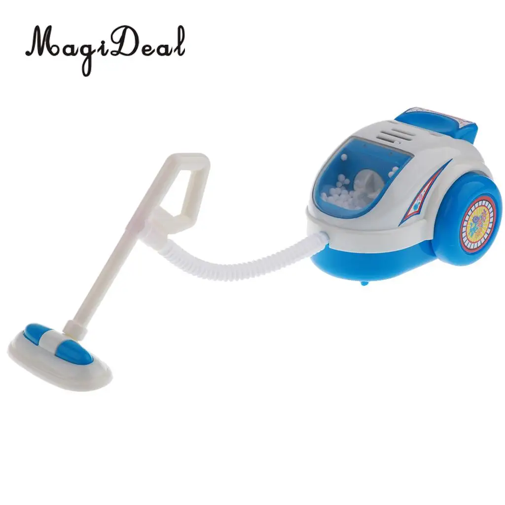 MagiDeal Plastic Simulation Home Appliance for Kids Children Pretend Role Play Furniture Toy - Blue Vacuum Cleaner