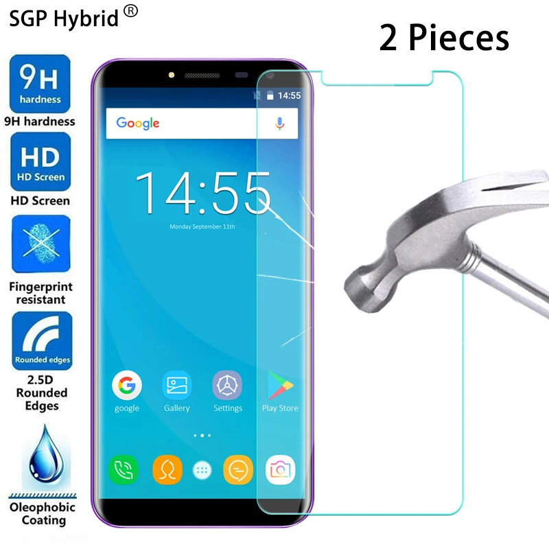 

2pcs screen protector for Oukitel K6 tempered glass for Oukitel C8 K3 K5 K10 Mix 2 K6000 Plus K8000 K10000 pro U20 Plus 9H film