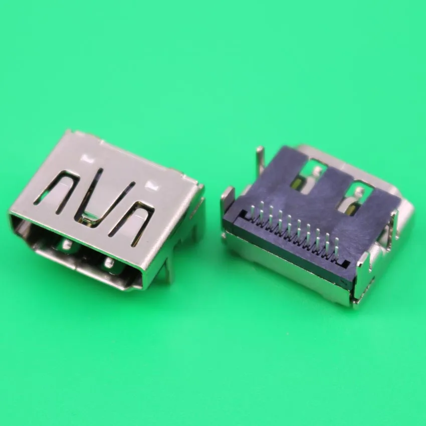 1 шт. медный HDMI гнездовой разъем 90 градусов два ряда pin 19PIN порт Интерфейс|interface|hdmi