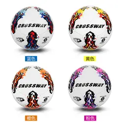 Официальный футбольный стандартный размер 5 PU футбольный мягкий износостойкий взрослый подростковый тренировочный мяч оптом ZQ-526