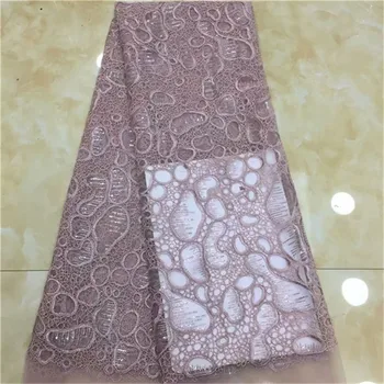 

Nigerian French Lace Fabrics 2019 African Tulle Lace Fabric High Quality African Lace Embroidered Wedding Fabric