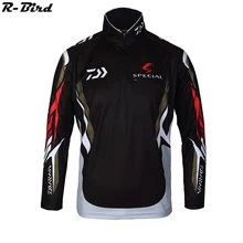 2016 New Men Brand Daiva Fishing Clothing UV Protection Moisture Wicking Breathable Long Sleeve Fishing Shirt Camisas Pesca