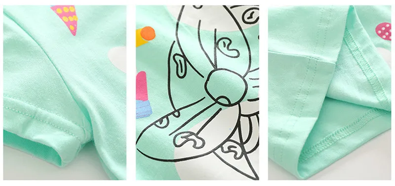 2017 Summer T-Shirt kids Girls Clothes Baby Girl Cotton T-shirts Roupas Infantis Menino Camiseta Children Camisetas Mujer Verano05